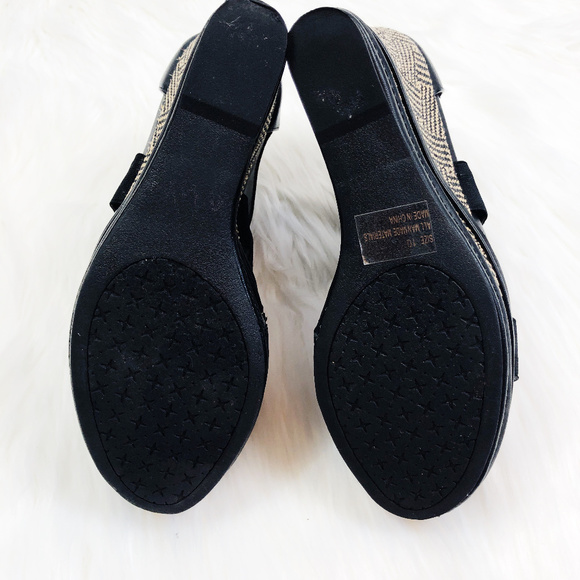 [QUPID] Strappy Wicker Wedges - Picture 8 of 8